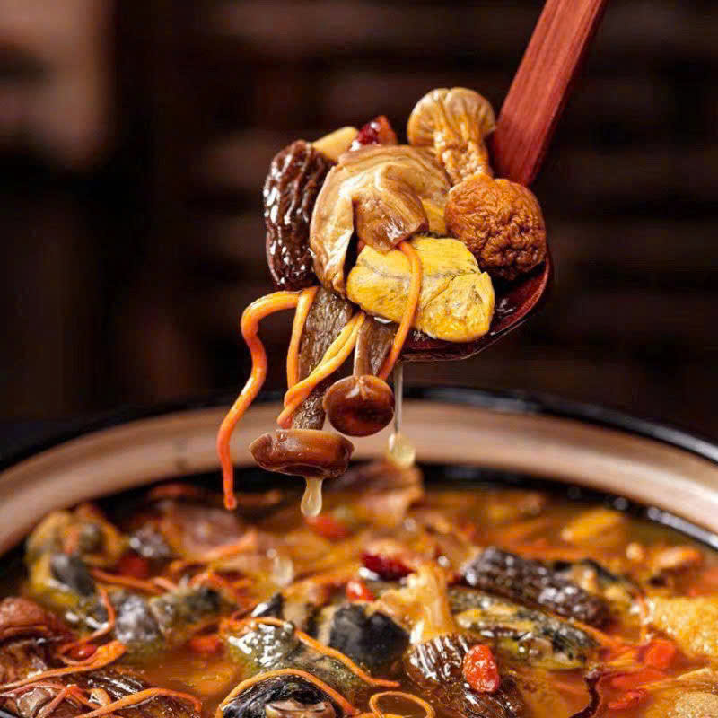 Set canh nấm dưỡng sinh 12 vị